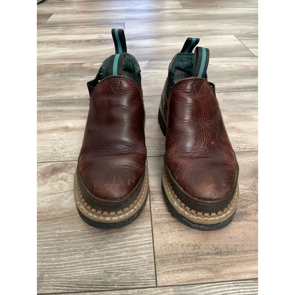 Georgia Boot Giant Romeo GR262 Mens Work Boots Brown Leather 7.5W